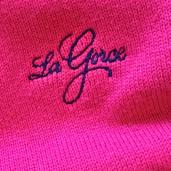 Mark Scot Collection La gorce  pink Round-Neck Sweater~ Large long sleeve - Picture 8 of 16